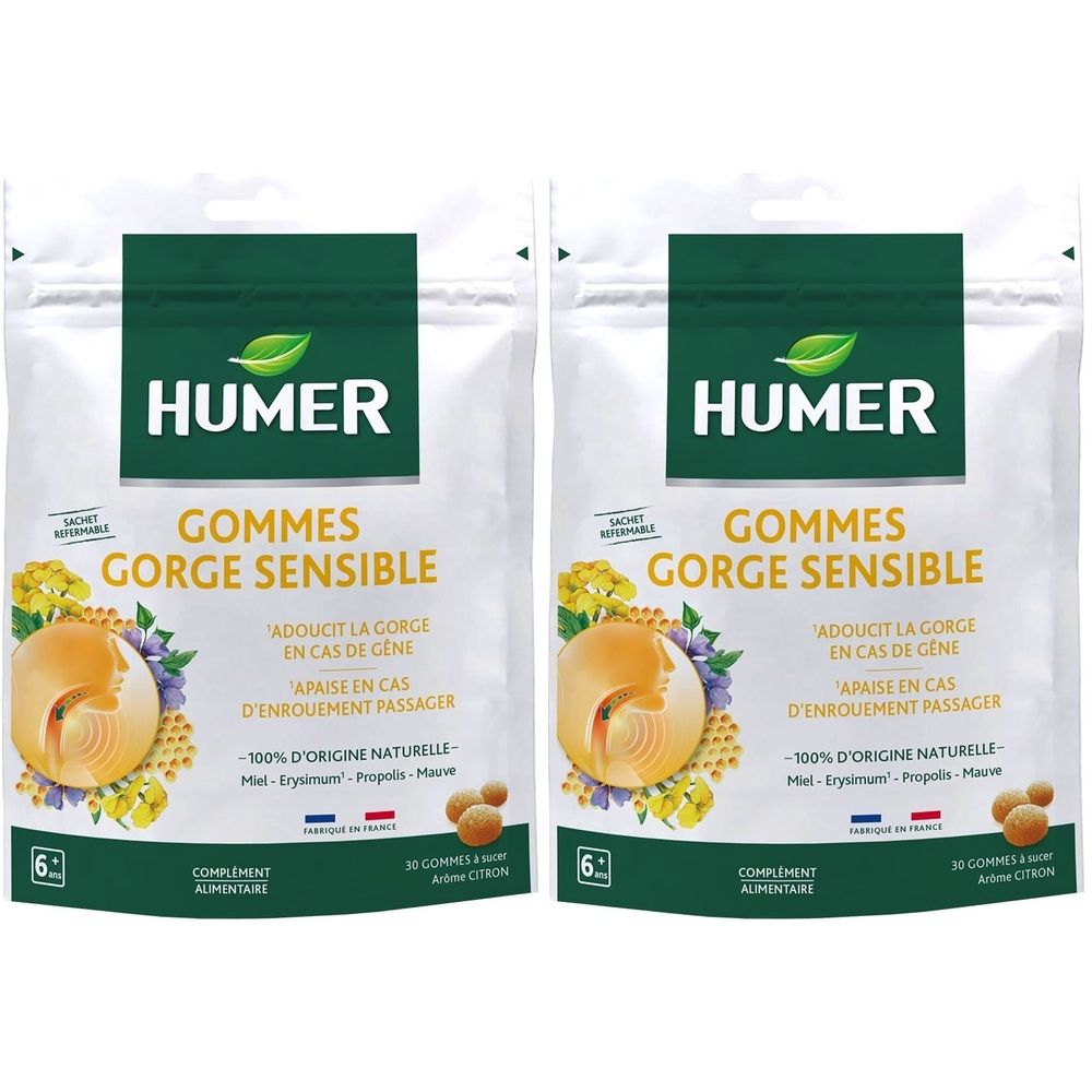 HUMER Gommes gorge sensible