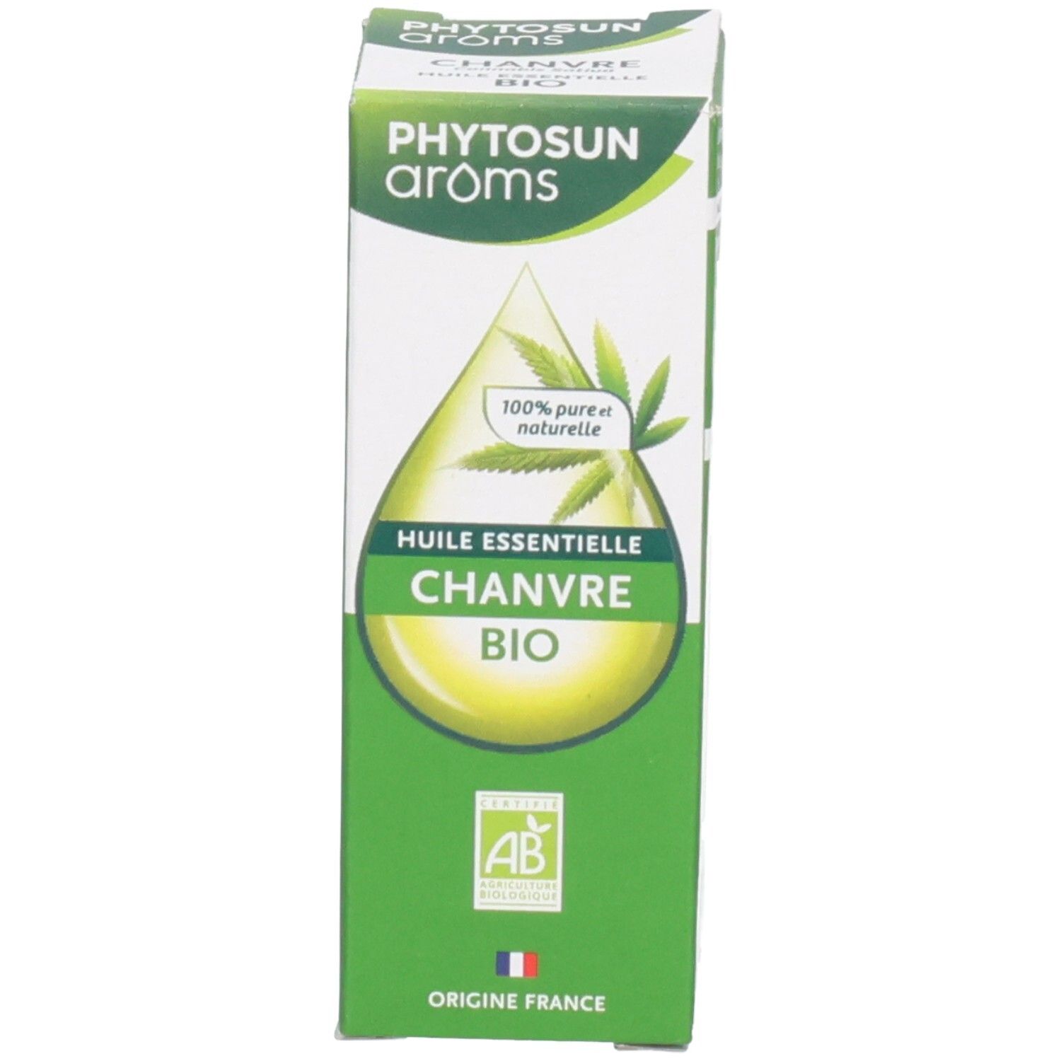 Emballage avec 'Origine France' et label AB.