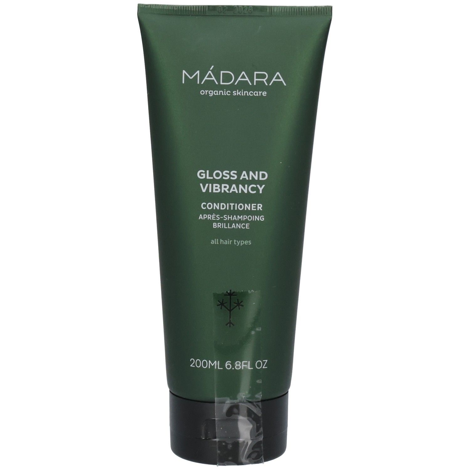 Tube vert Madara Gloss and Vibrancy Conditioner, 200ml.