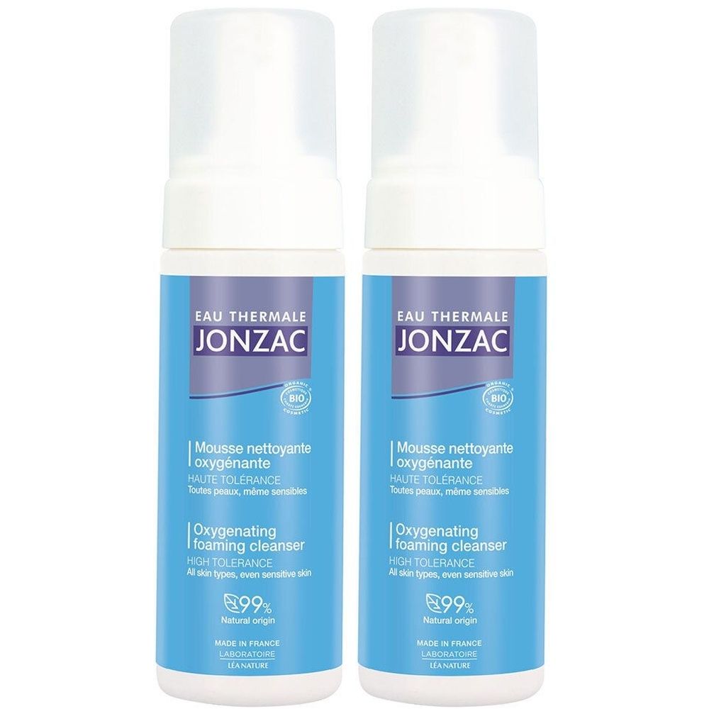 Jonzac Mousse Nettoyante Oxygénante Bio Tous Types de Peaux