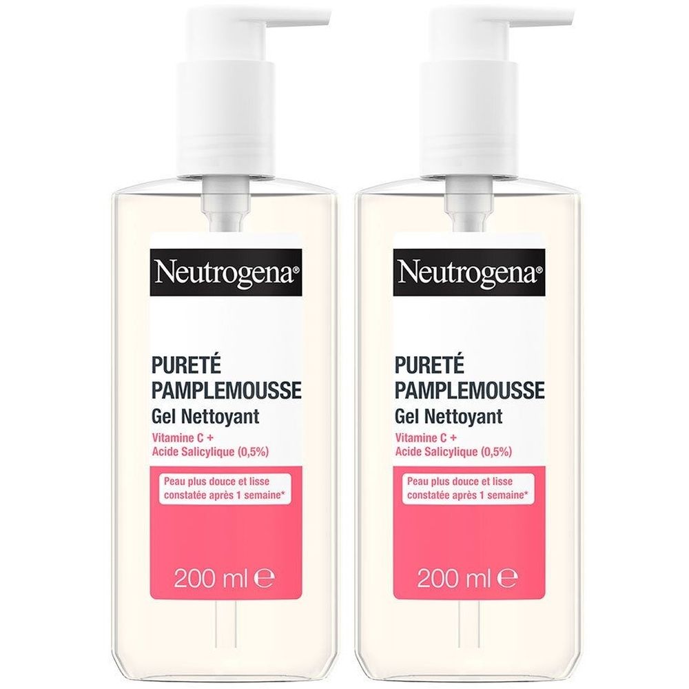 Neutrogena Gel Nettoyant Pureté Pamplemousse Vitamine C