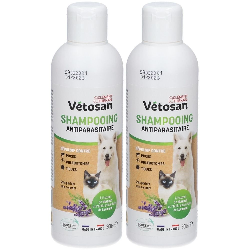 Clément Thékan Vétosan Shampooing Antiparasitaire