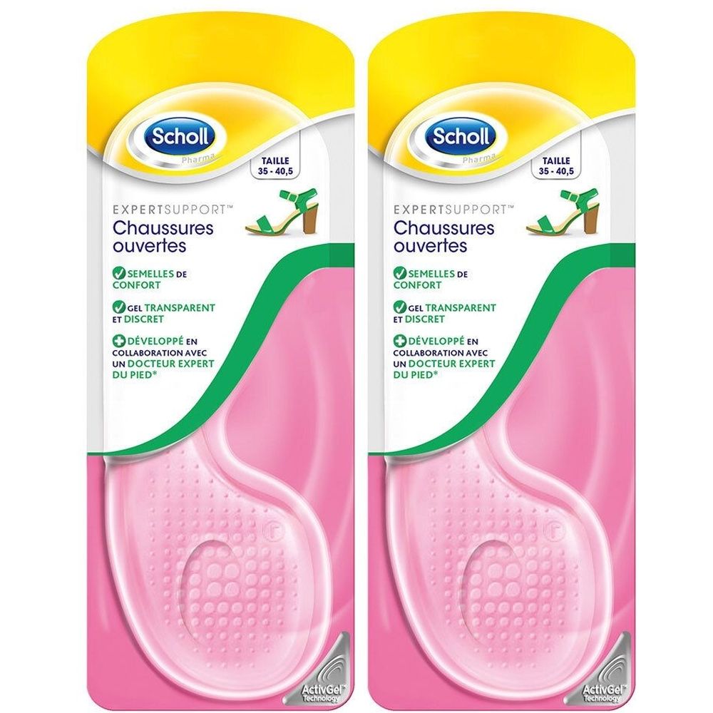 Scholl Activ Gel Semelles Chaussures Ouvertes et Sandales 1 paire