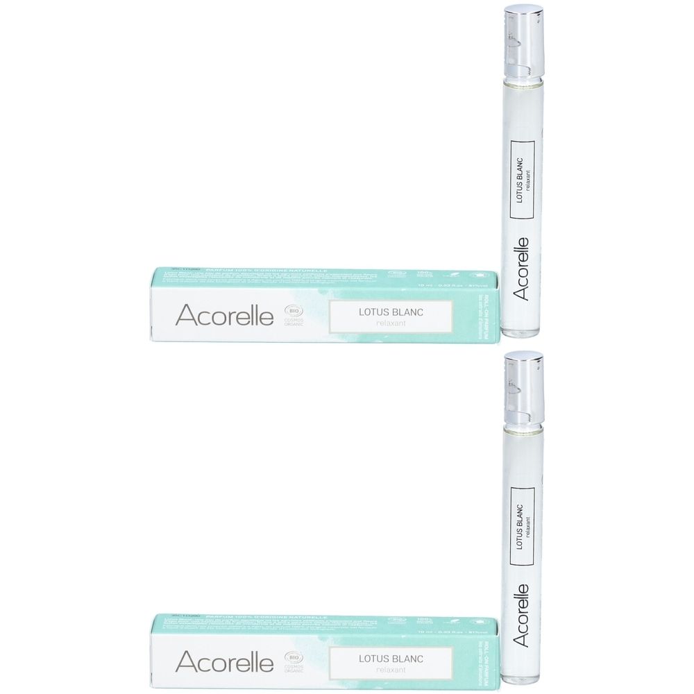 Acorelle Eau de Parfum Roll-On "Lotus Blanc" BIO