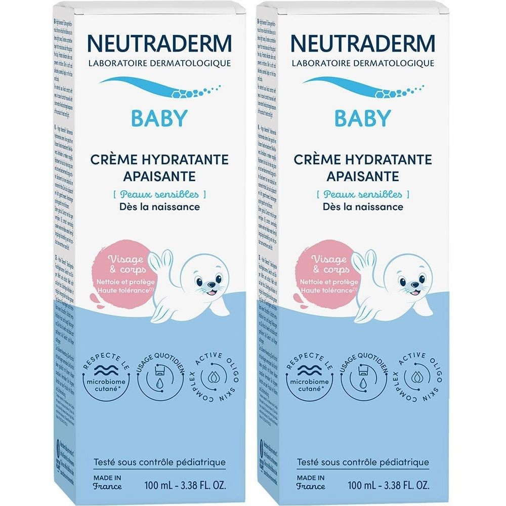 Neutraderm Baby Crème Hydratante Apaisante Visage & Corps