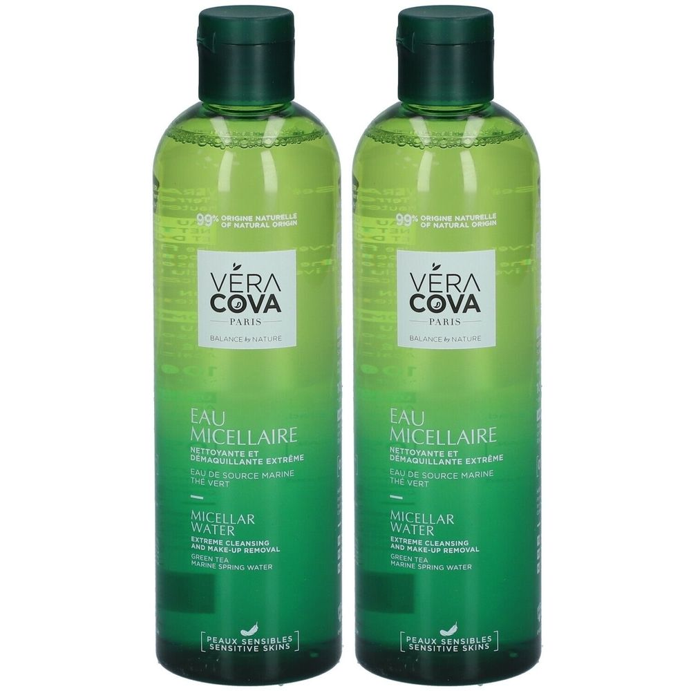 VERACOVA Eau Micellaire Nettoyante et Démaquillante Extrême