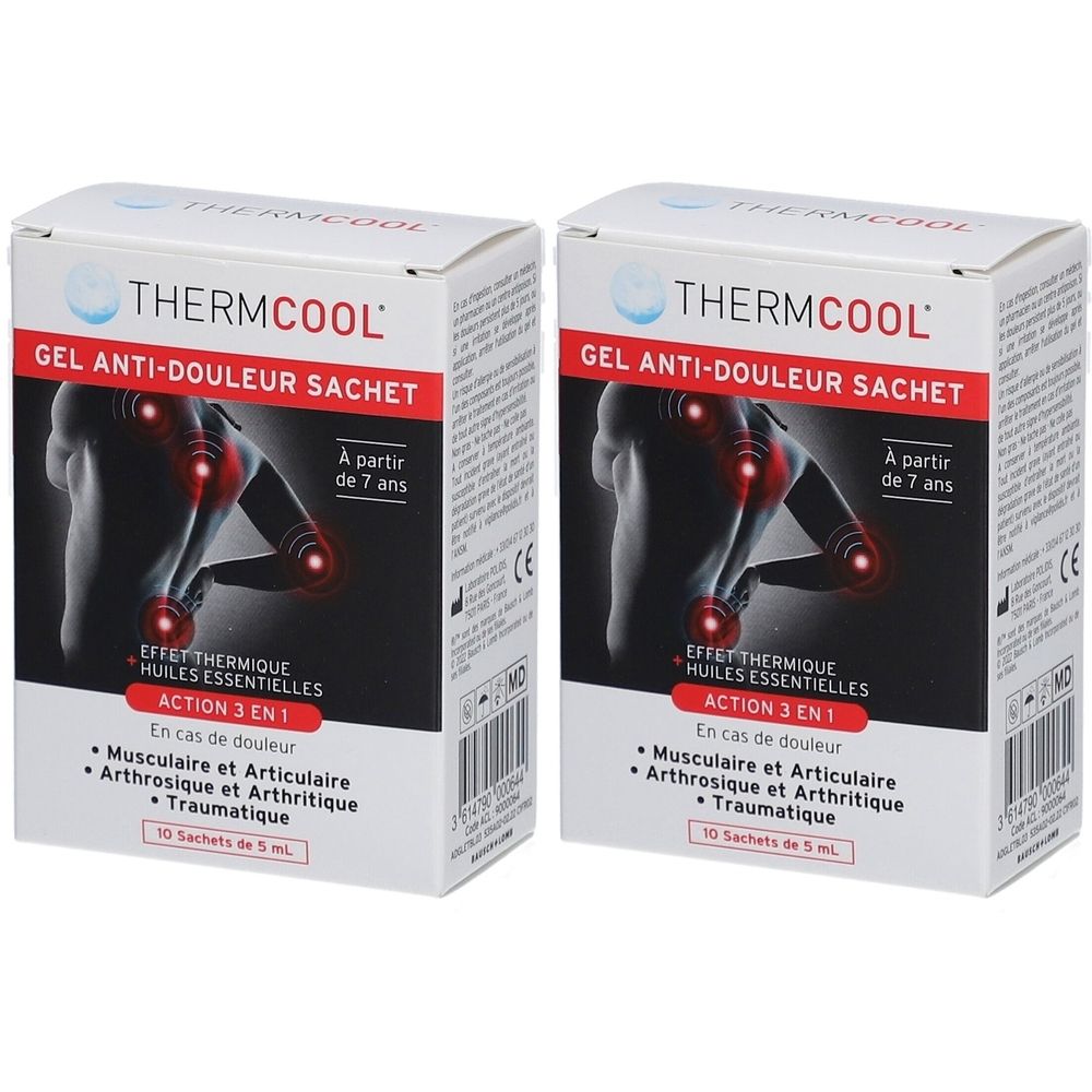 ThermCool Gel Anti-Douleur Sachet 5ml Boîte de 10