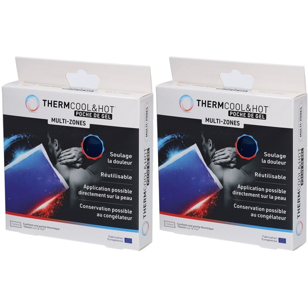 Thermcool & Hot Poche De Gel Thermique Multi-Zones Soulage La Douleur