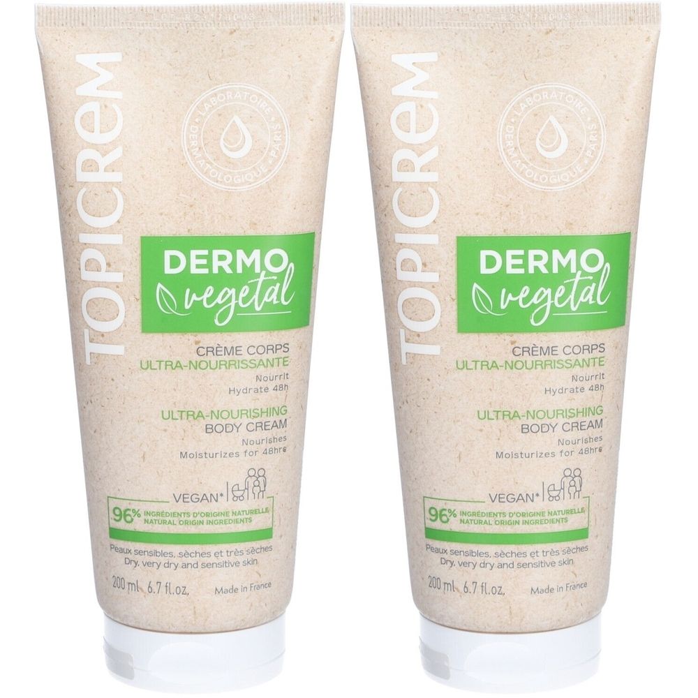 Topicrem DERMOVEGETAL Crème Corps Ultra-Nourrissante