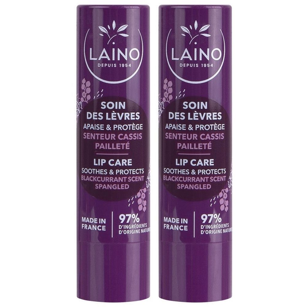 LAINO Soin des lèvres pailleté - Senteur Cassis