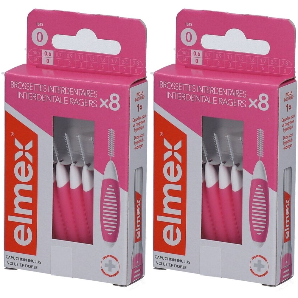 ELMEX Brossettes Interdentaires Taille 0 - 0.6mm
