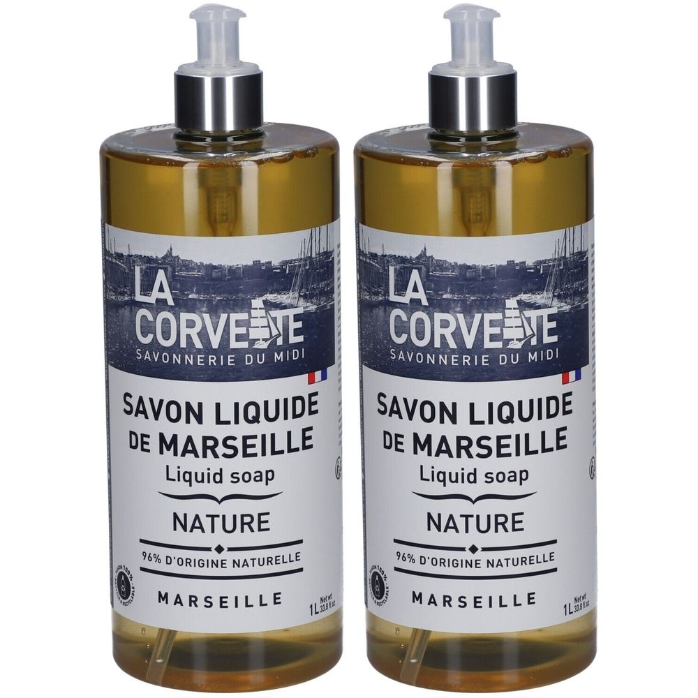 LA CORVETTE Savon liquide de Marseille nature