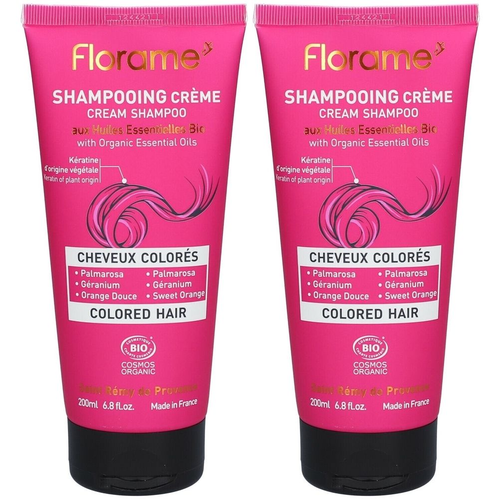 Florame Shampooing Crème Cheveux Colorés