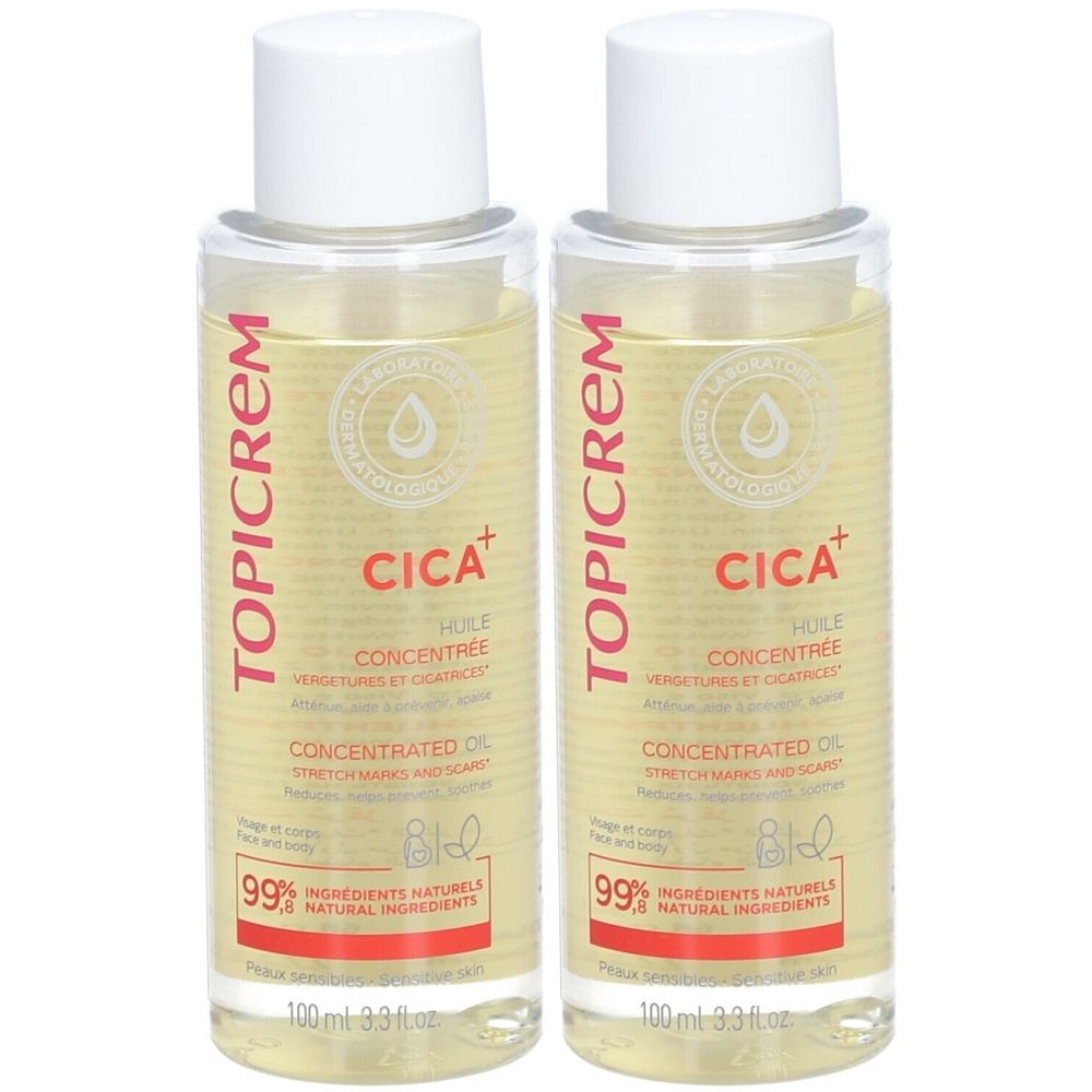 Topicrem CICA + Huile Concentrée Vergetures et Cicatrices