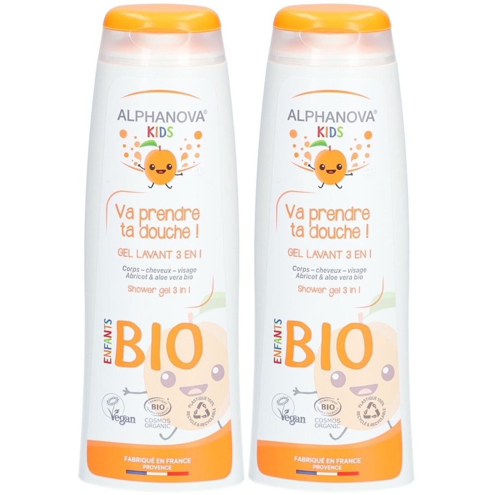 Alphanova Kids Va prendre ta douche ! Abricot