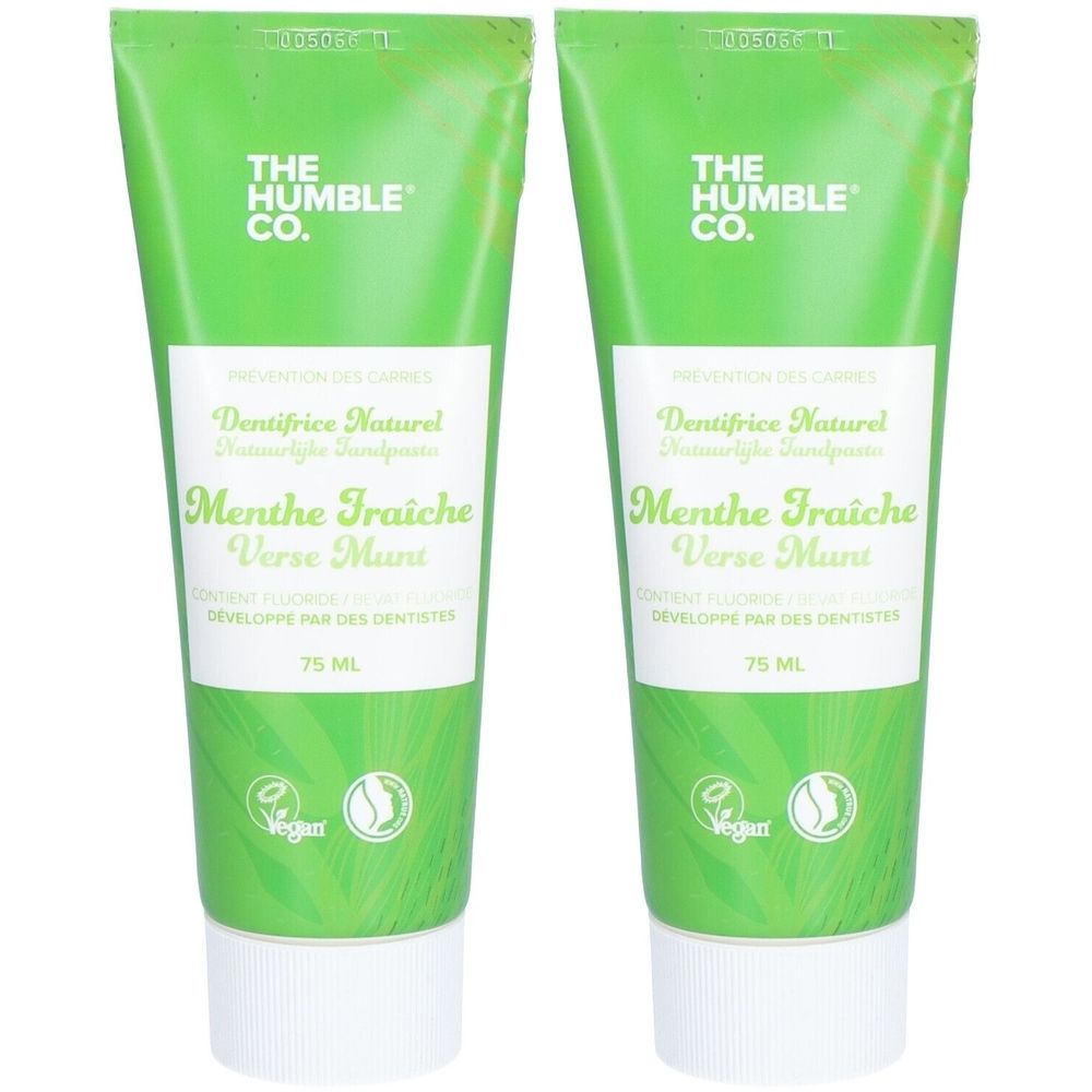 THE HUMBLE® CO Dentifrice Naturel Menthe Fraîche Végan