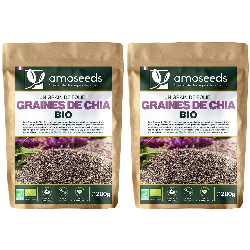 Amoseeds Graines de chia bio