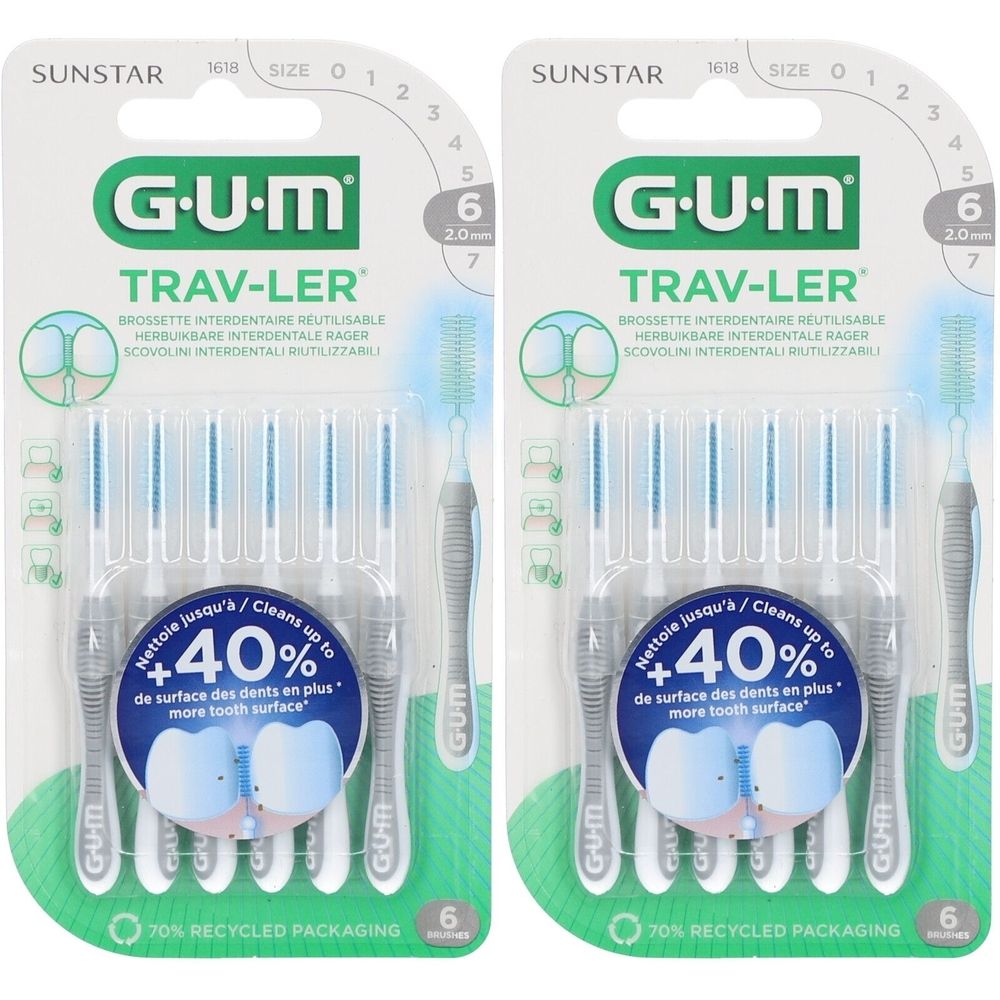 SUNSTAR Gum Trav-ler Brossette Interdentaire Taille 6