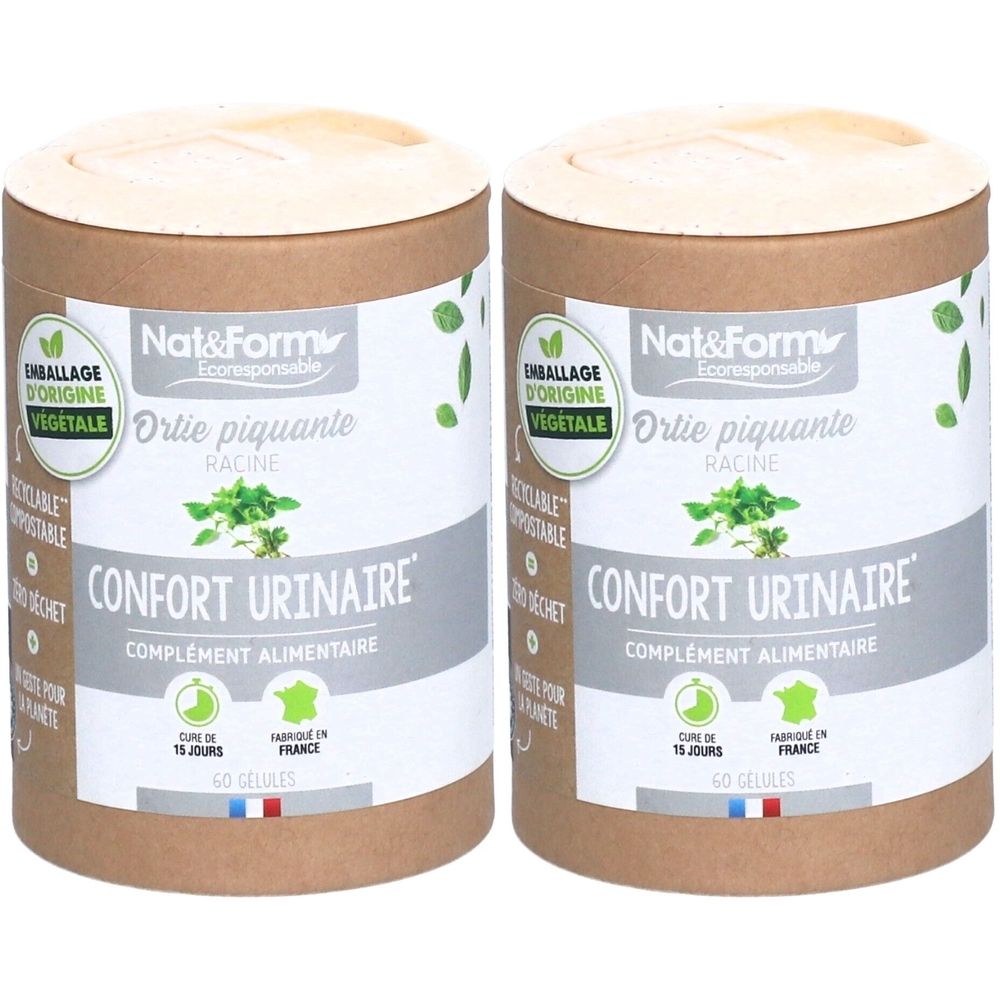 Nat&Form Ortie piquante (racines) bio en gélules