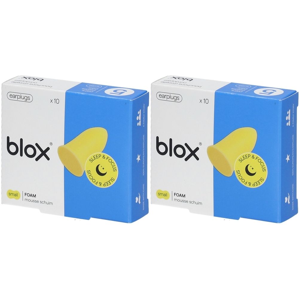 blox® Gamme Sleep & Focus - Mousse Small Jaune