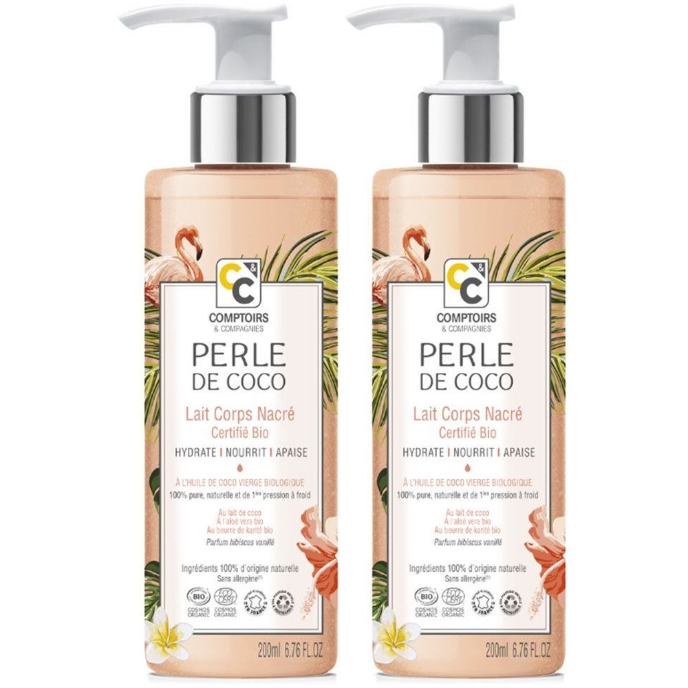 Comptoirs & Compagnies Perle de Coco Lait Corps Nacré Bio