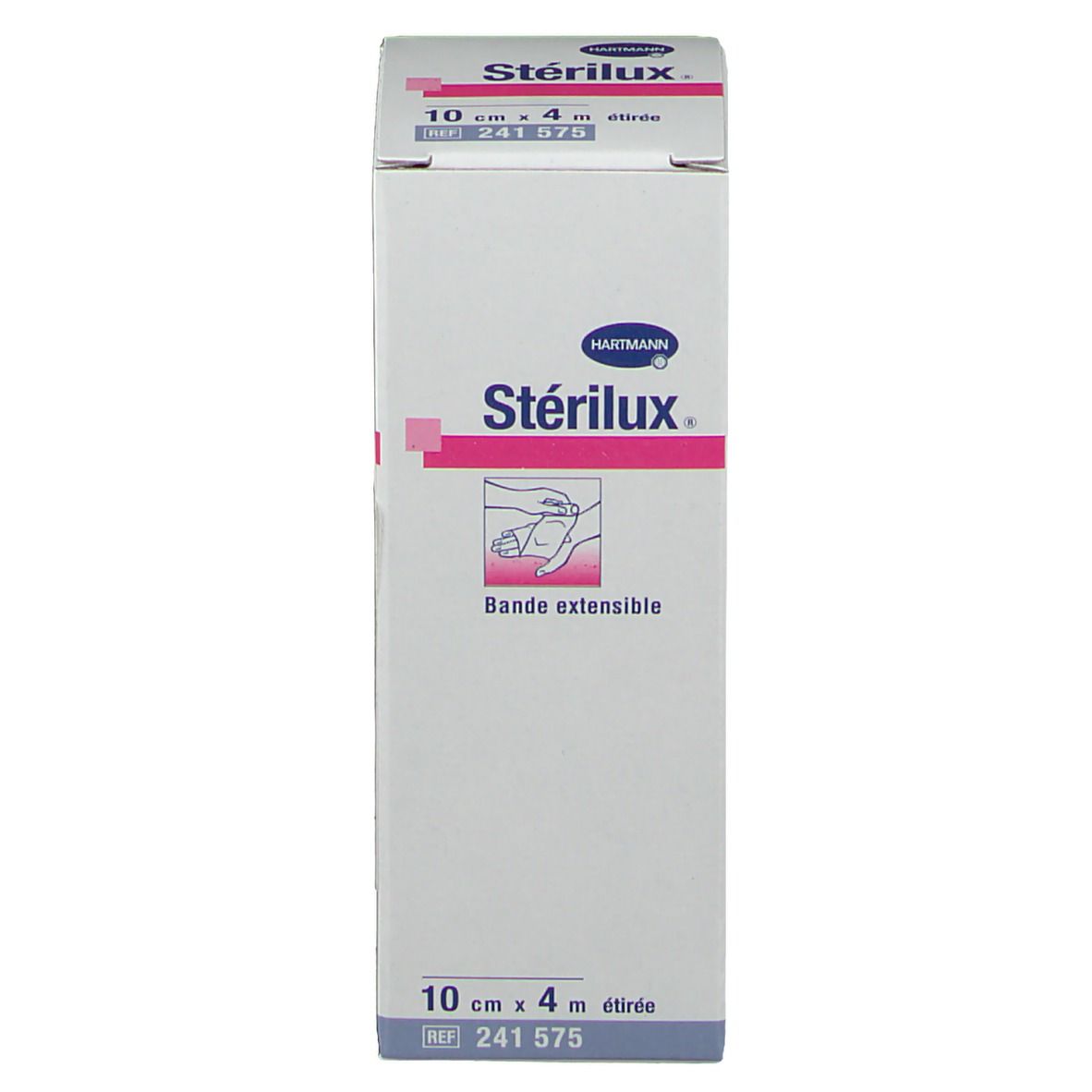 Stérilux® Bande extensible 4 m x 10 cm étirée