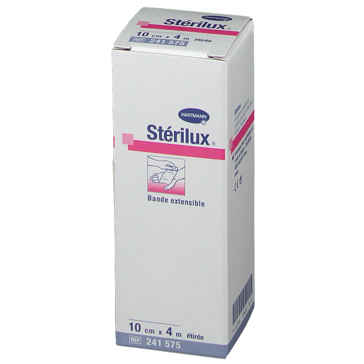 Stérilux® Bande extensible 4 m x 10 cm étirée