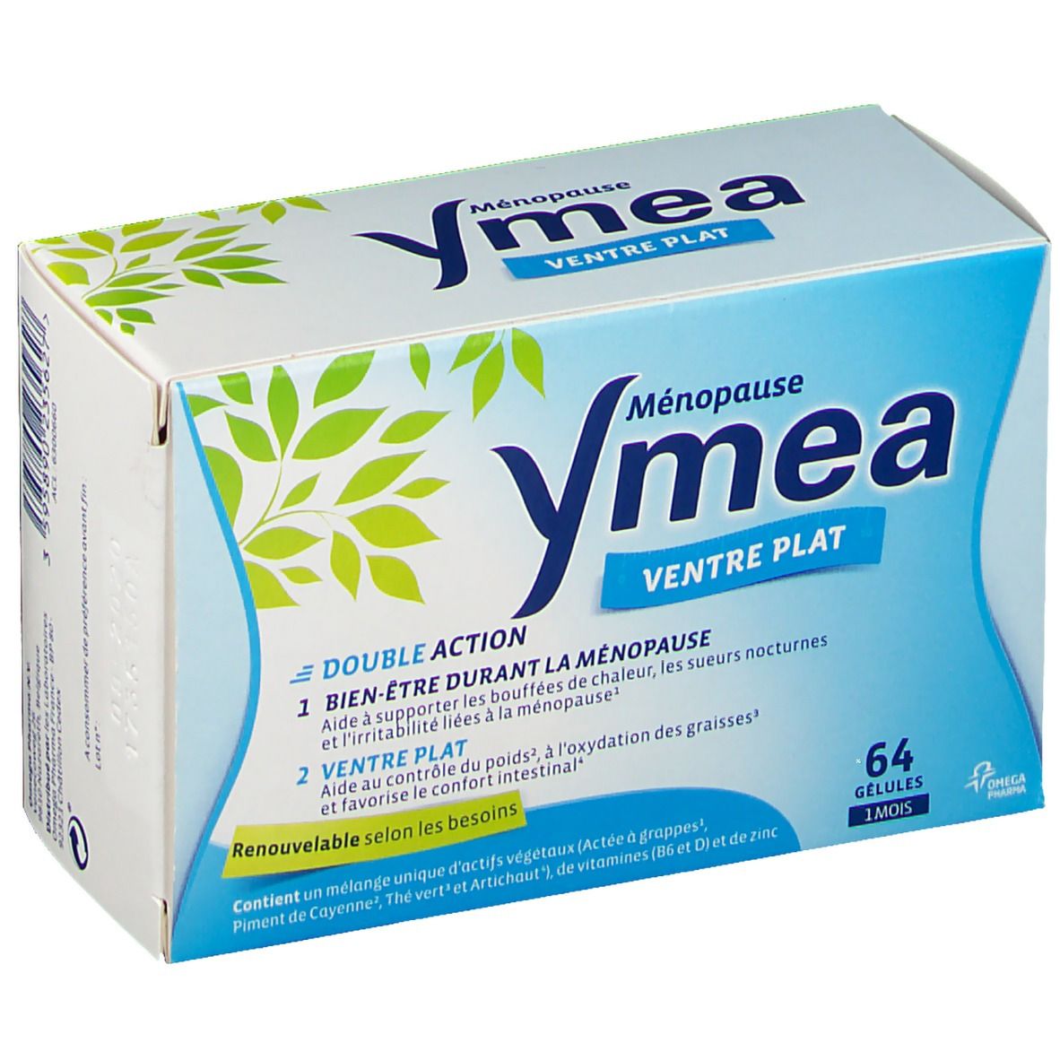 Omega Pharma Ymea Ménopause ventre plat