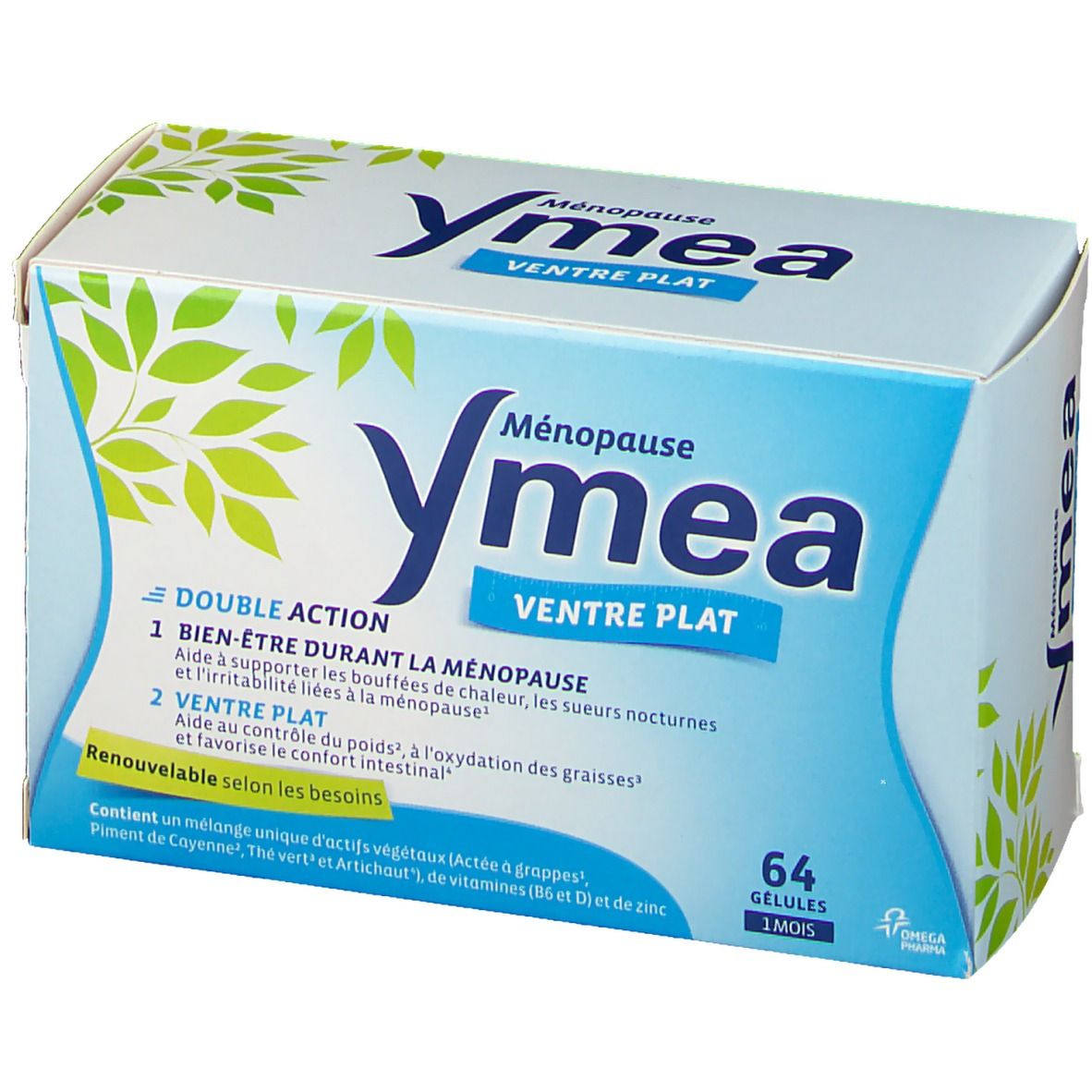 Omega Pharma Ymea Ménopause ventre plat