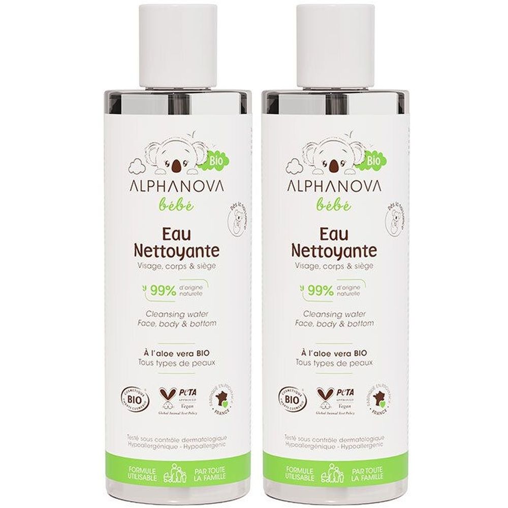 ALPHANOVA Bébé Eau Nettoyante