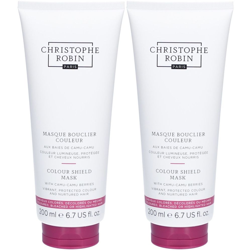 Deux tubes de Masque Bouclier Couleur Christophe Robin, 200 ml chacun.