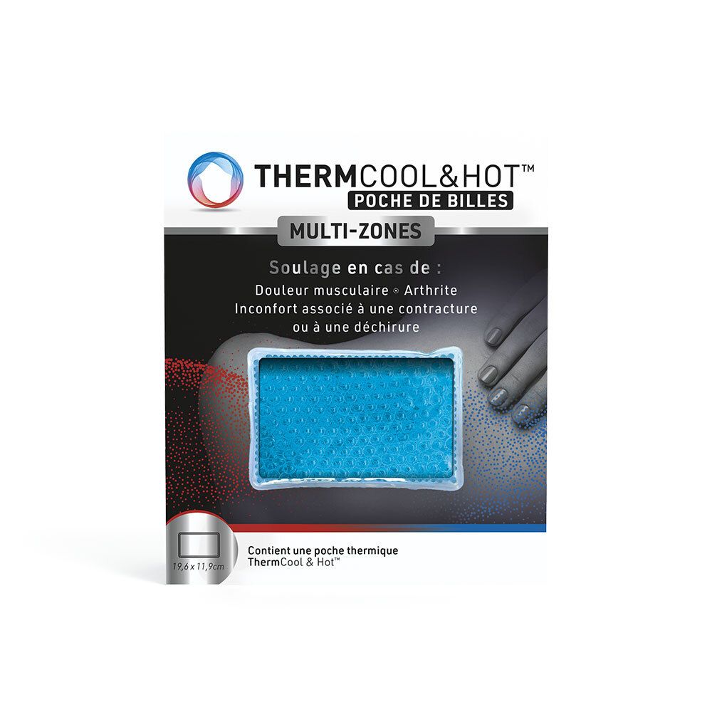 BAUSCH + LOMB Thermcool&Hot Pochette Multi-Zones à billes, 19,6x11,9cm.