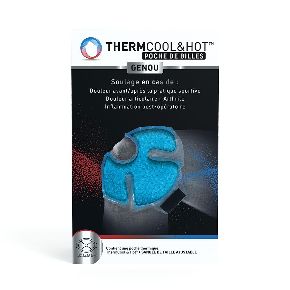 Emballage pour poche de billes genou thermocool & hot.