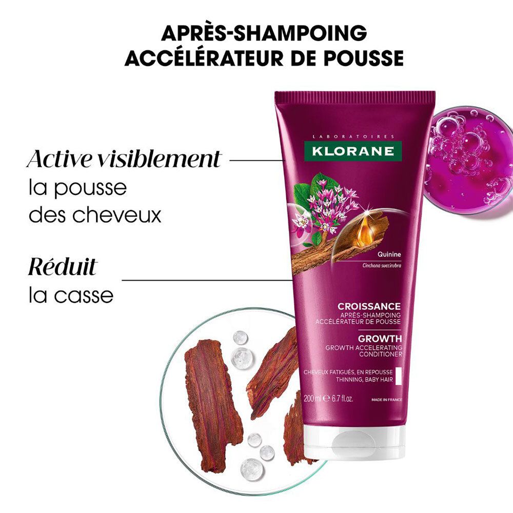 Klorane Croissance Après shampoing accélérateur de pousse