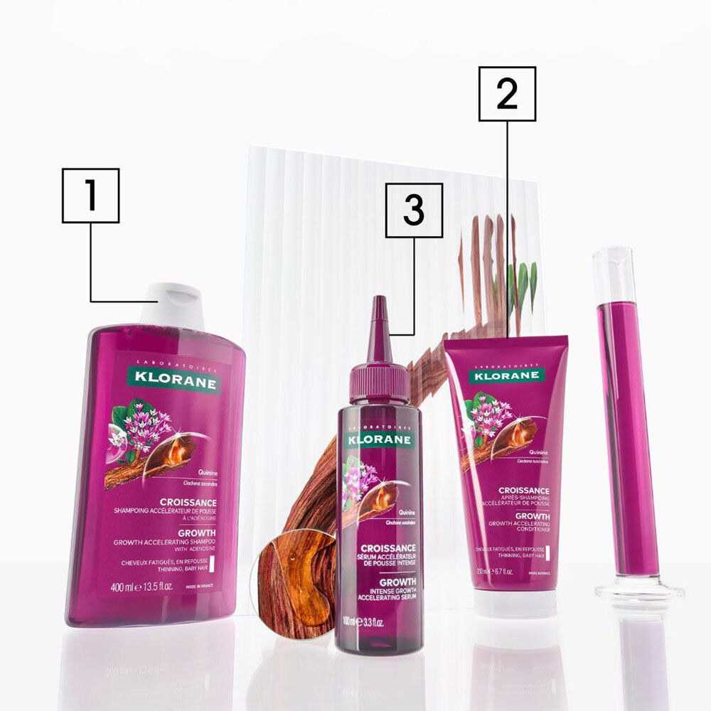 Klorane Croissance Après shampoing accélérateur de pousse