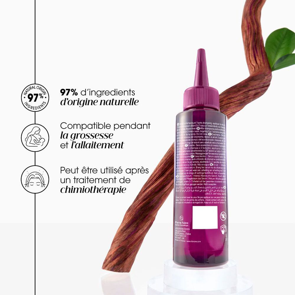Klorane Croissance Sérum accélérateur de pousse intense à l'Adénosine
