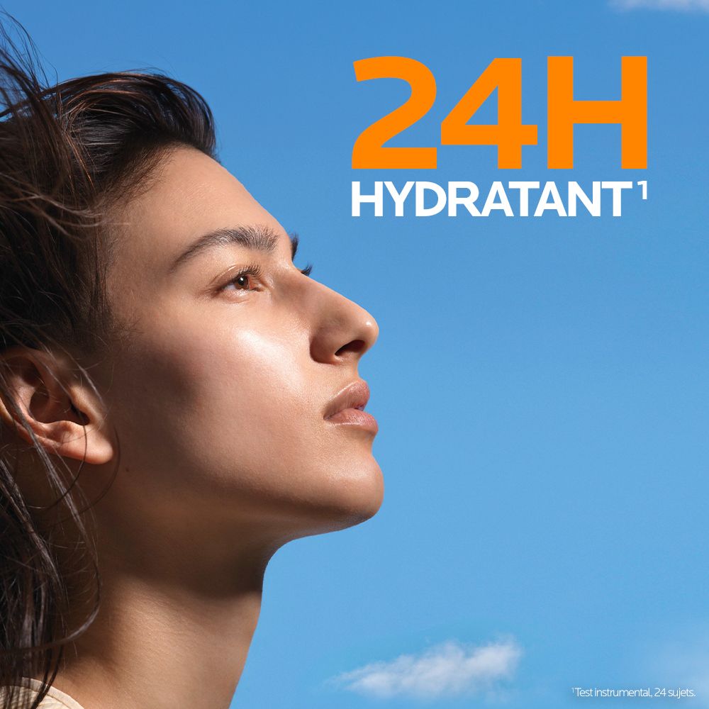 La Roche-Posay Anthelios UVAir Sérum SPF50+ dans une bulle. "24H Hydratant".