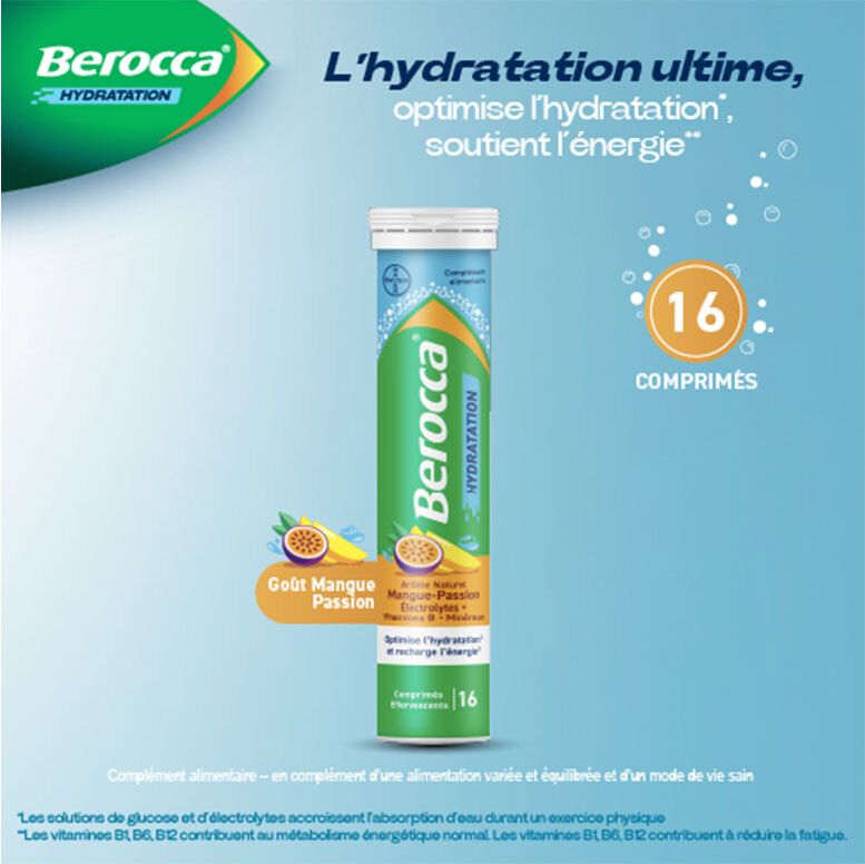 Berocca Hydratation Mangue - Passion