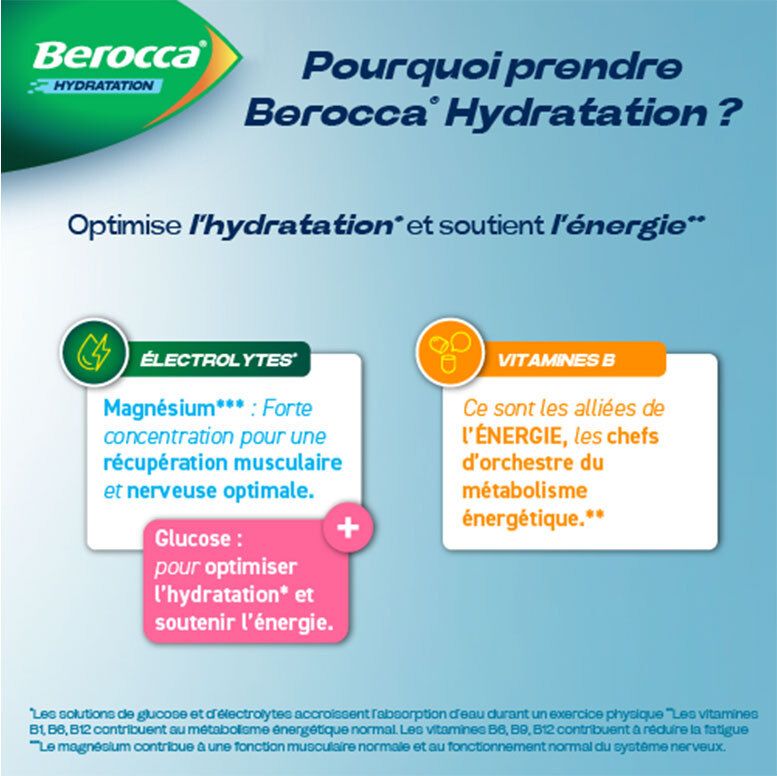 Berocca Hydratation Mangue - Passion