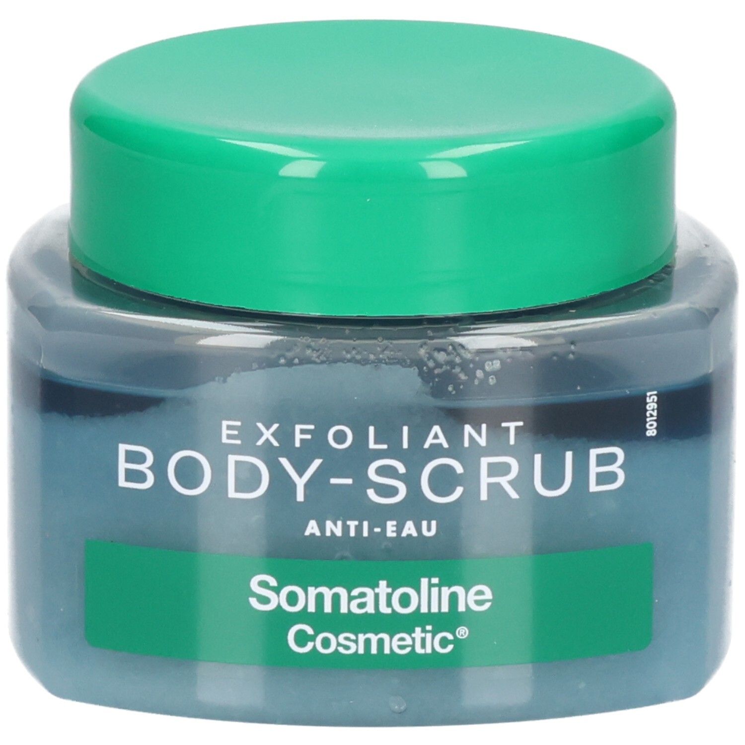 Pot Somatoline Cosmetic Body-Scrub avec couvercle vert.
