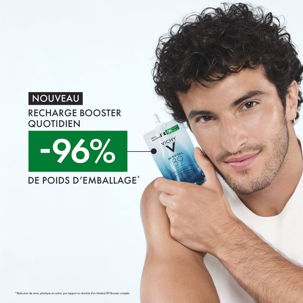 Vichy Recharge Minéral 89 Booster Quotidien Hydratant et Repulpant