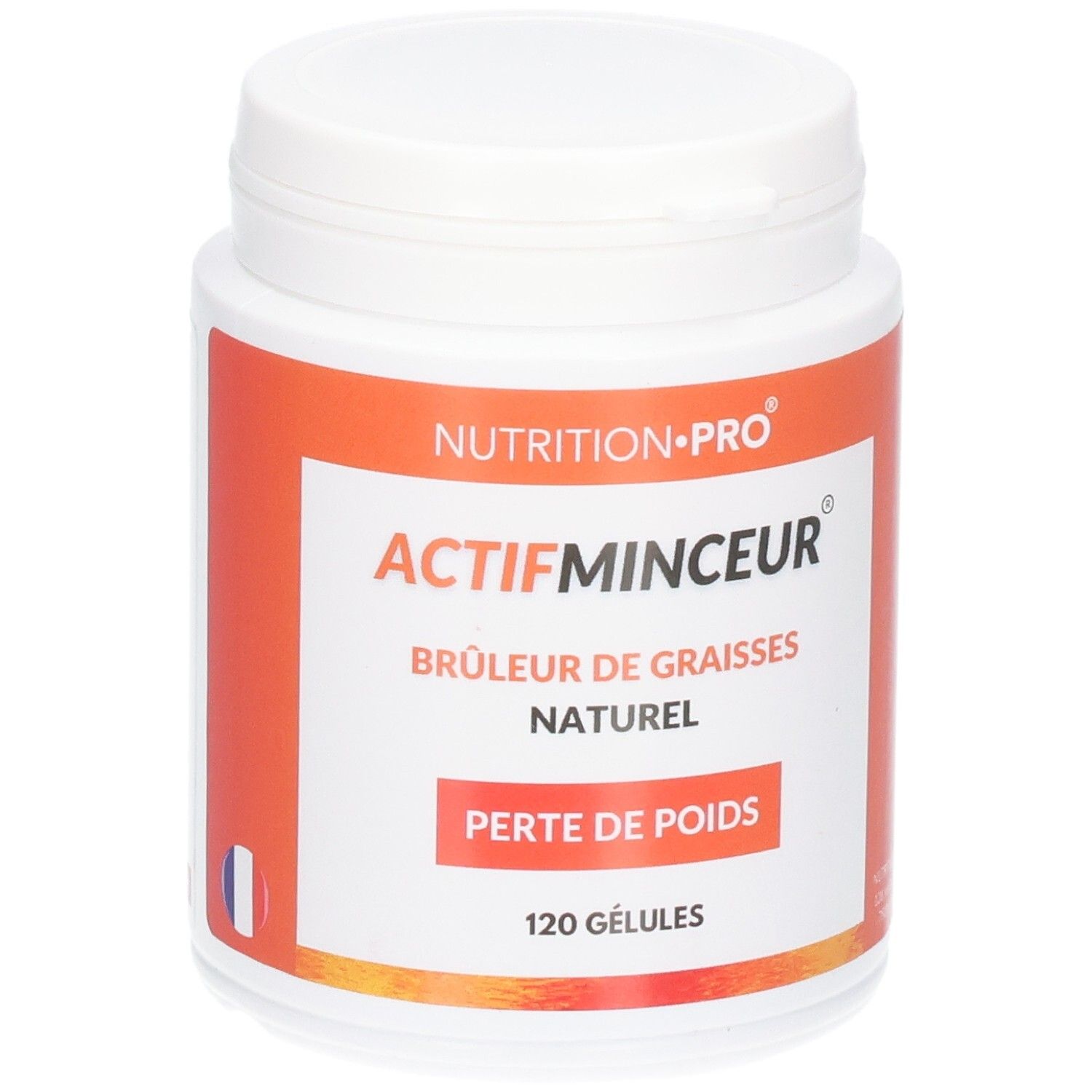 Boîte de gélules ACTIFMINCEUR 120 gélules, brûleur de graisses, perte de poids.