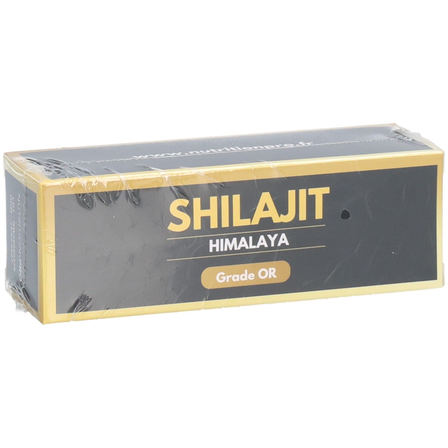 Emballage de Shilajit Himalaya, Grade OR.