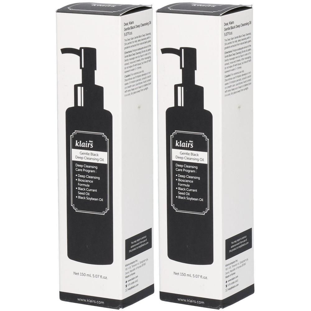 Dear Klairs Gentle Black Deep Cleansing Oil