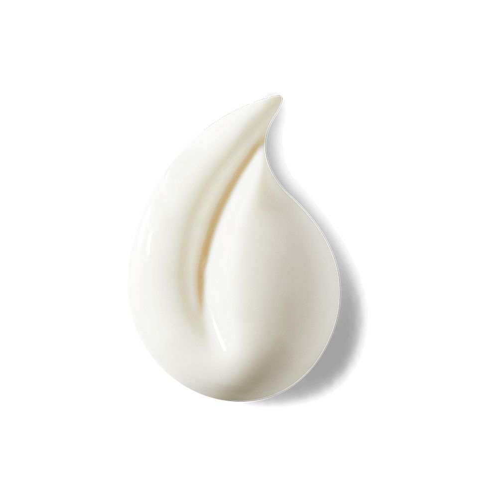 Une seule traînée de crème Isispharma Cicapro Cream SPF50+ sur fond blanc.