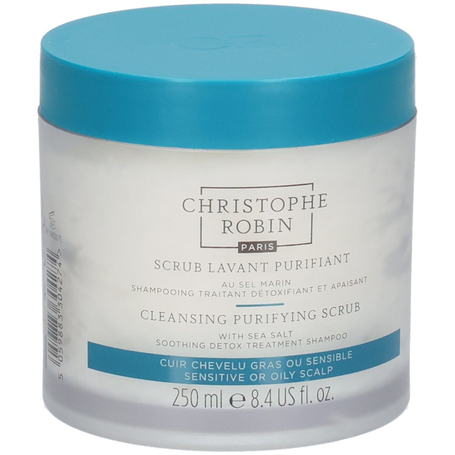 Christophe Robin Scrub Lavant Purifiant au Sel Marin, 250 ml.