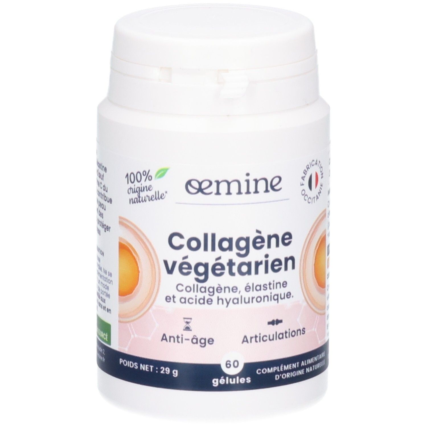 Oemine Collagène végétarien capsules, 60 gélules.