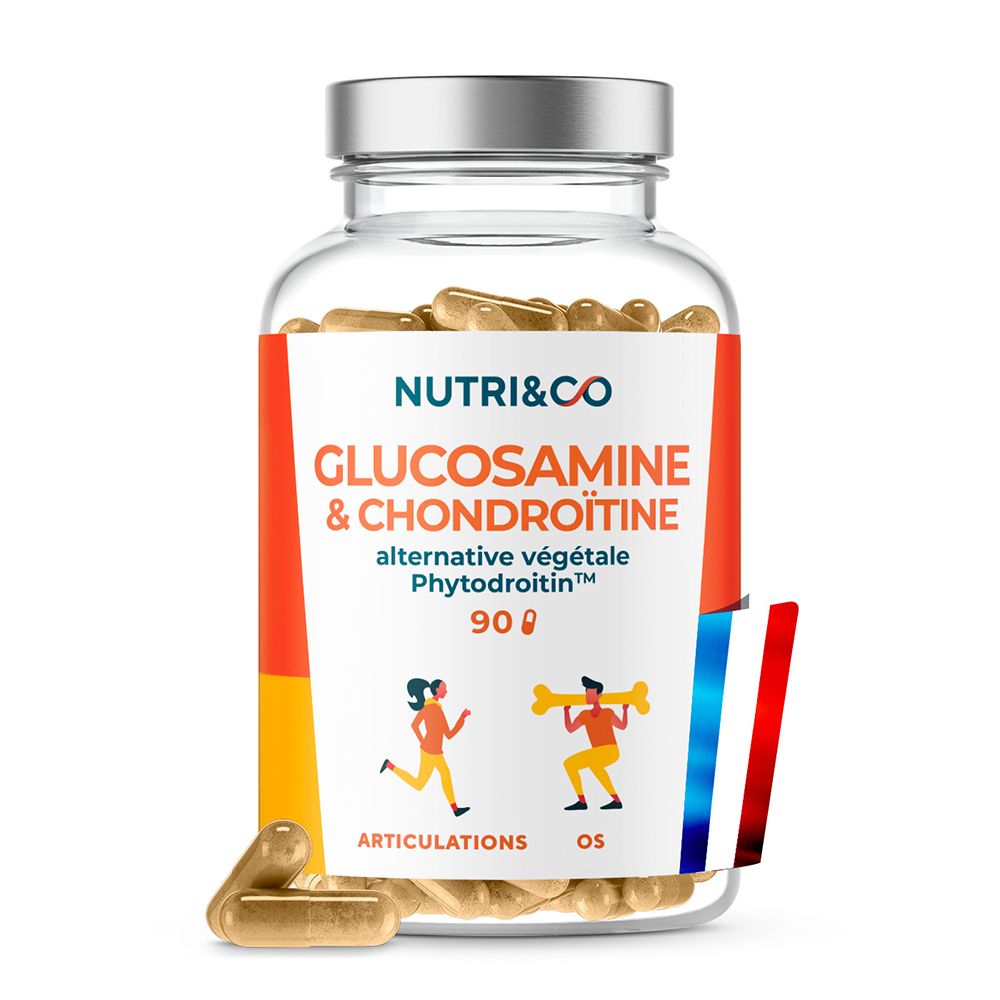 Nutri & Co Glucosamine & Chondroïtine gélules, 90 unités.
