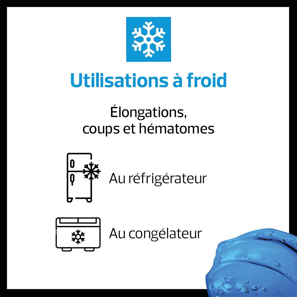 ACTIPOCHE Coussin thermique cervicales et trapèzes : indications pour l'usage à froid.