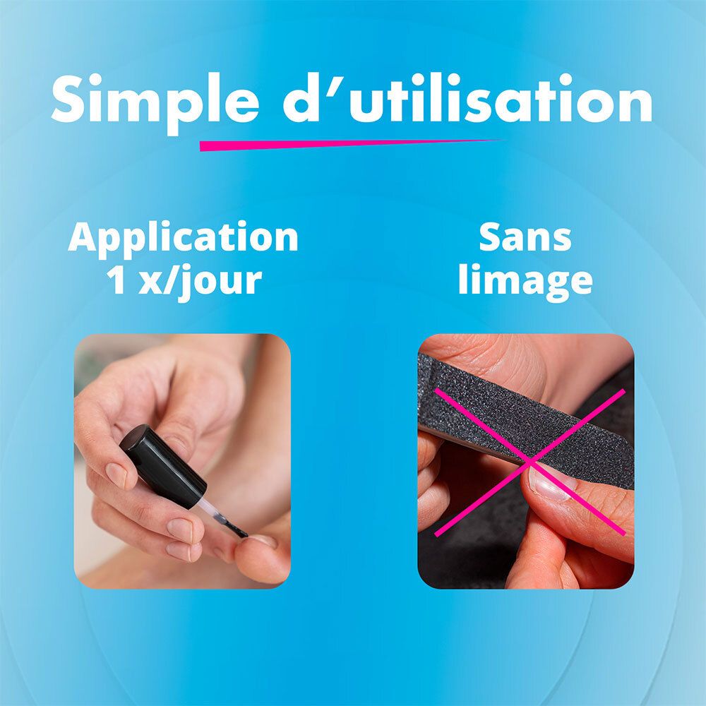 Utilisation simple d'EXCILOR : application 1x/jour, sans limage.